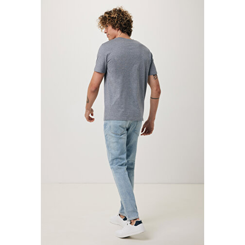 Iqoniq Brett T-Shirt Aus Recycelter Baumwolle, Light Heather Blue , light heather blue, 30% recycelte und 70% biologische Baumwolle, S, 69,00cm x 0,50cm x 49,00cm (Länge x Höhe x Breite), Bild 6