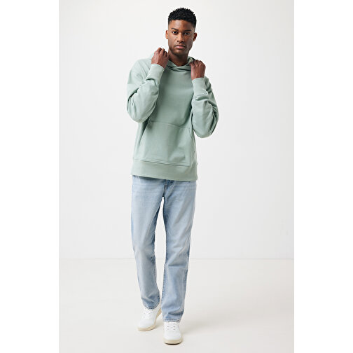 Iqoniq Yoho Relax-Hoodie Aus Recycelter Baumwolle, Iceberg Green , Iceberg green, 50% recycelte und 50% biologische Baumwolle, XXXL, 78,00cm x 1,00cm x 71,00cm (Länge x Höhe x Breite), Bild 4