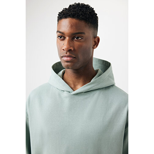 Iqoniq Yoho Relax-Hoodie Aus Recycelter Baumwolle, Iceberg Green , Iceberg green, 50% recycelte und 50% biologische Baumwolle, XXXL, 78,00cm x 1,00cm x 71,00cm (Länge x Höhe x Breite), Bild 7