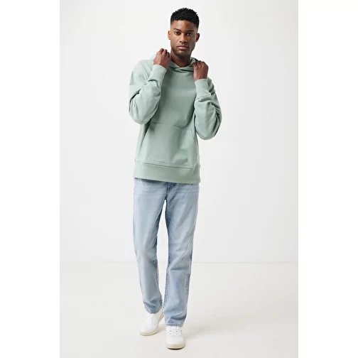 Iqoniq Yoho Hoodie Relax en coton recyclé, Iceberg green, Image 4