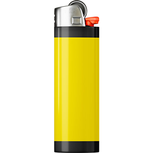 BIC® J26 Digital Wrap Feuerzeug , BiC, gelb / schwarz, Delrin®, Stahl, 2,50cm x 1,50cm x 8,20cm (Länge x Höhe x Breite), Bild 1