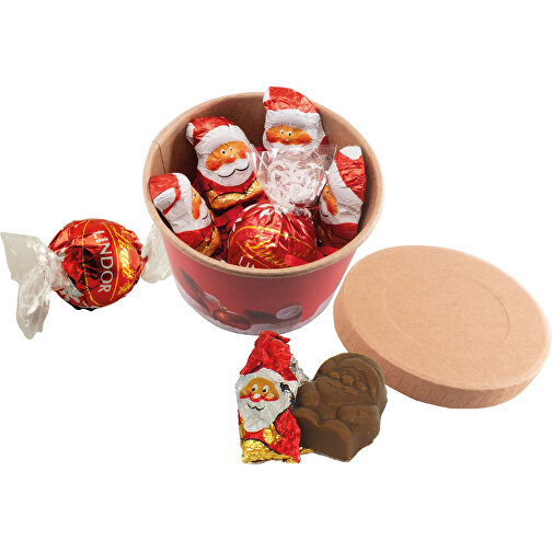 Nikolaus Cup , Lindt, braun, Papier, Folie, Schokolade, 4,50cm (Höhe), Bild 1