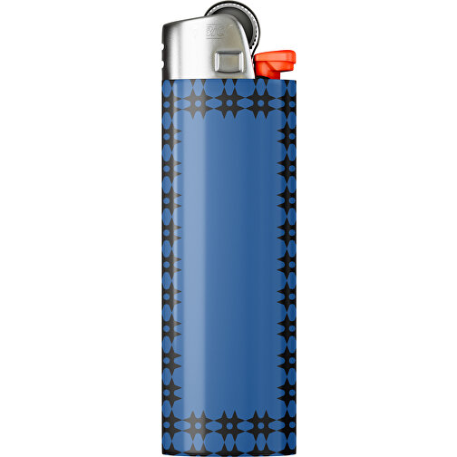 BIC® J26 Digital Wrap Feuerzeug , BiC, dunkelblau / schwarz, Delrin®, Stahl, 2,50cm x 1,50cm x 8,20cm (Länge x Höhe x Breite), Bild 1