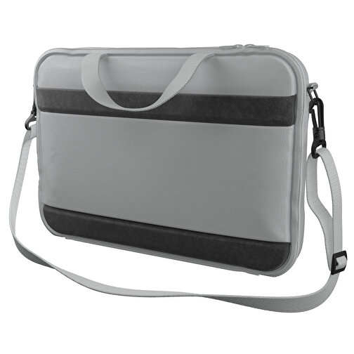 Laptoptasche Stripe , hellgrau, Sublimation-fabric 200g - Polyester (PU), 36,00cm x 28,00cm x 5,00cm (Länge x Höhe x Breite), Bild 1