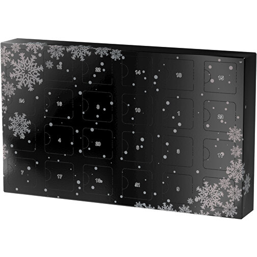 Wachsender Adventskalender , schwarz / silber, Papier, Saatgut, 33,50cm x 19,90cm x 4,50cm (Länge x Höhe x Breite), Bild 1