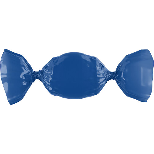 Bonbon Wickler Bontastisch , heidelbeerblau, Wickler aus kompostierbarer Folie, 1,00cm x 2,00cm x 7,00cm (Länge x Höhe x Breite), Bild 1