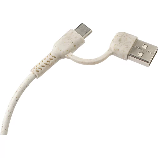 Hub USB wykonany z aluminium i papieru z recyklingu Paulo, Obraz 4