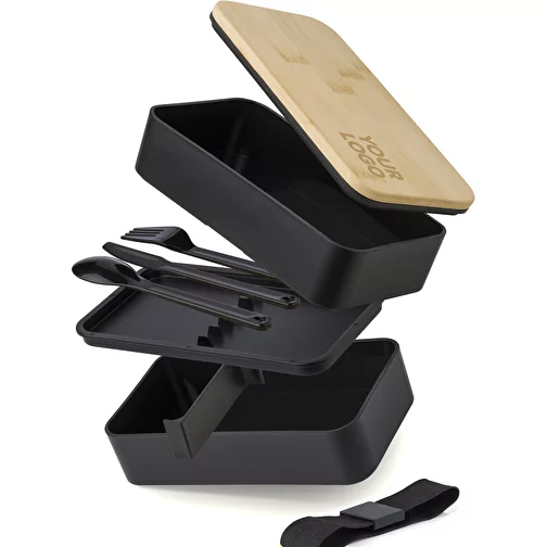 Lunch box double compartiment en PP Maxton, Image 4