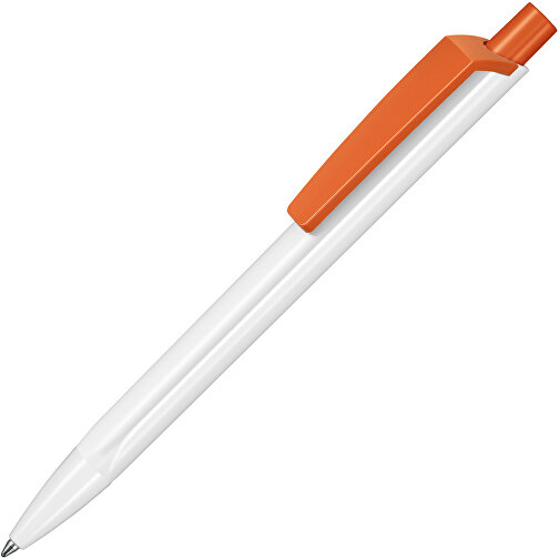 Kugelschreiber TRI-STAR P , Ritter-Pen, weiß / orange, Kunststoff, 14,00cm (Länge), Bild 2