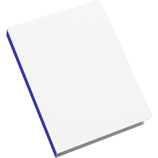 Softcover Haftnotiz-Set Mina , weiß / blau, Papier, 10,50cm x 0,60cm x 7,50cm (Länge x Höhe x Breite), Bild 2