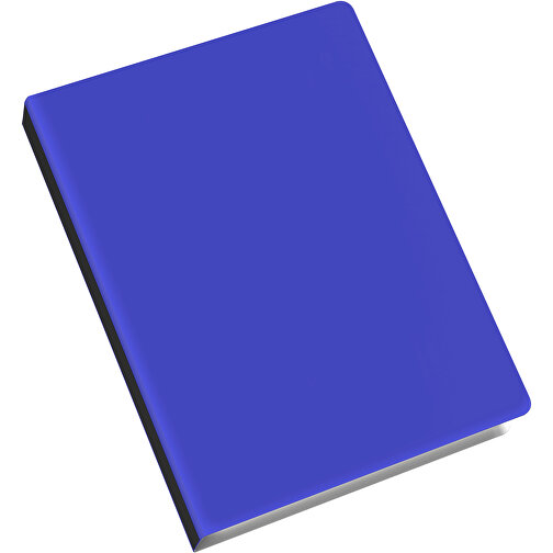 Softcover Haftnotiz-Set Mina , blau / schwarz, Papier, 10,50cm x 0,60cm x 7,50cm (Länge x Höhe x Breite), Bild 2