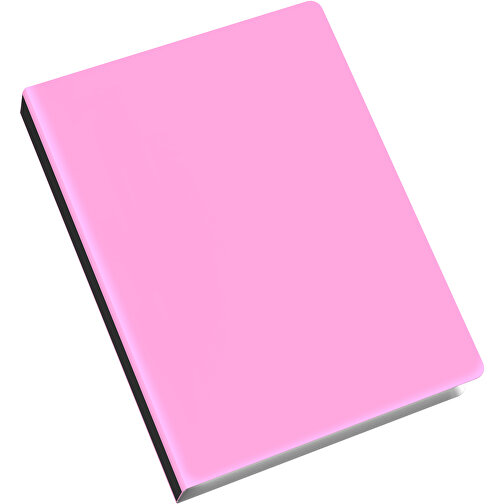 Softcover Haftnotiz-Set Mina , rosa / schwarz, Papier, 10,50cm x 0,60cm x 7,50cm (Länge x Höhe x Breite), Bild 2