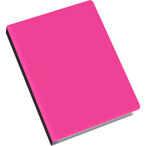 Softcover Haftnotiz-Set Mina , pink / schwarz, Papier, 10,50cm x 0,60cm x 7,50cm (Länge x Höhe x Breite), Bild 2