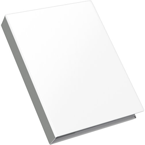 Hardcover Haftnotiz-Set Steffen , weiss / grau, Papier, 10,50cm x 1,80cm x 7,50cm (Länge x Höhe x Breite), Bild 2