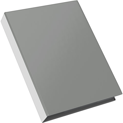 Hardcover Haftnotiz-Set Steffen , grau / weiss, Papier, 10,50cm x 1,80cm x 7,50cm (Länge x Höhe x Breite), Bild 2