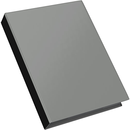 Hardcover Haftnotiz-Set Steffen , grau / schwarz, Papier, 10,50cm x 1,80cm x 7,50cm (Länge x Höhe x Breite), Bild 2