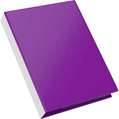 Hardcover Haftnotiz-Set Steffen , dunkelmagenta / weiss, Papier, 10,50cm x 1,80cm x 7,50cm (Länge x Höhe x Breite), Bild 2