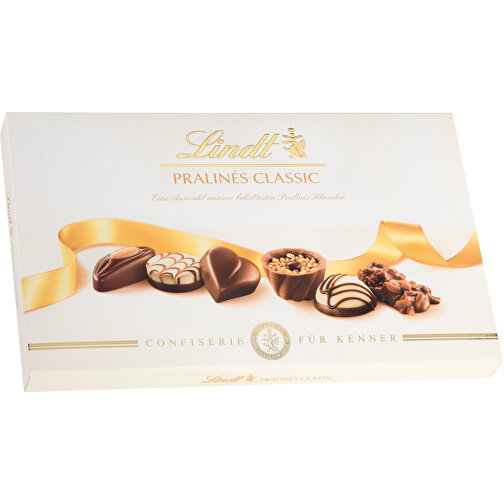 Lindt Pralinés Classic Im Werbeschuber , Lindt, Karton, 3,00cm x 15,90cm x 25,40cm (Länge x Höhe x Breite), Bild 3