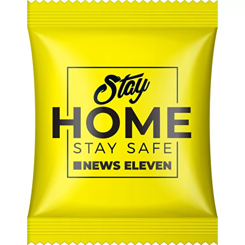 Mini-ours en gomme vegan en sachet publicitaire, Image 2