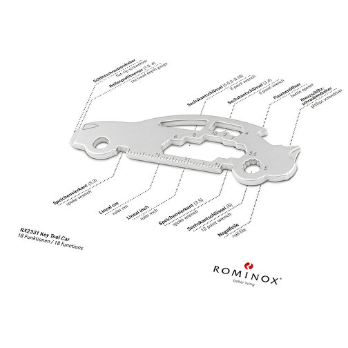 ROMINOX® Nøgleværktøj til bil/auto (18 funktioner), Billede 2