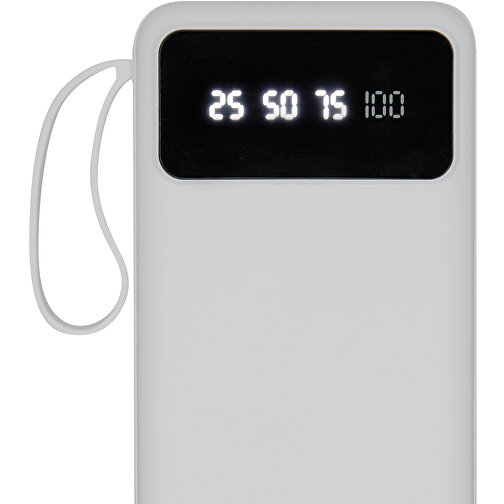 Powerbank MULTI CHARGE , weiß, Kunststoff / Silikon, 14,70cm x 1,90cm x 6,80cm (Länge x Höhe x Breite), Bild 7