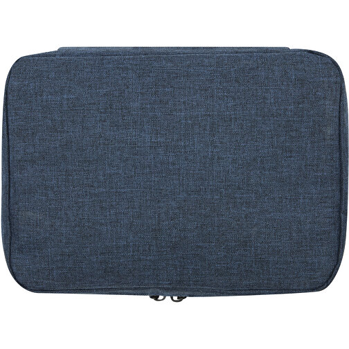 Kabeltasche TOP JOB , blau, 300D Polyester, 23,00cm x 5,00cm x 16,50cm (Länge x Höhe x Breite), Bild 3