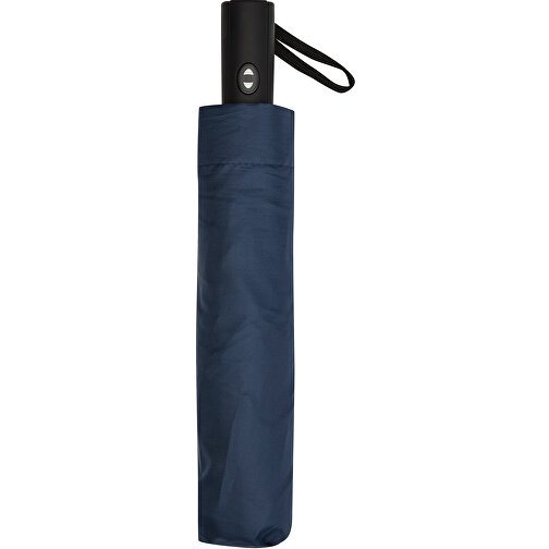 Vollautomatischer Windproof-Taschenschirm MISTRAL , marineblau, Metall / Fiberglas / Polyester, 73,00cm (Länge), Bild 3