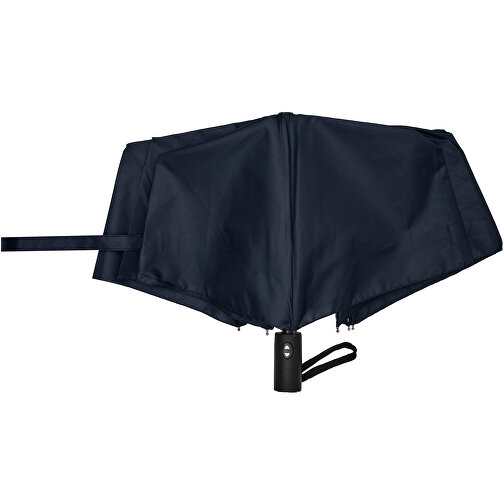 Vollautomatischer Windproof-Taschenschirm MISTRAL , marineblau, Metall / Fiberglas / Polyester, 73,00cm (Länge), Bild 4