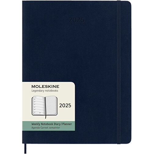 Calendario settimanale Moleskine 12 mesi con copertina morbida XL, Immagine 1