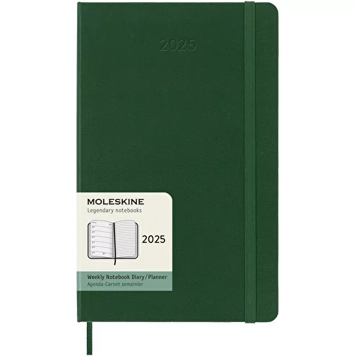 Moleskine L hard cover 12 måneders ugekalender, Billede 1