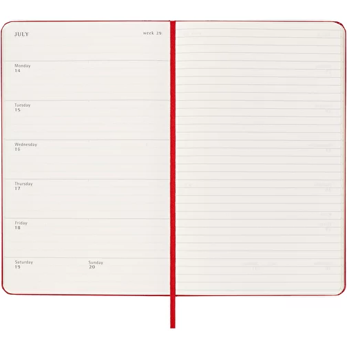 Moleskine L hard cover 12 måneders ugekalender, Billede 6