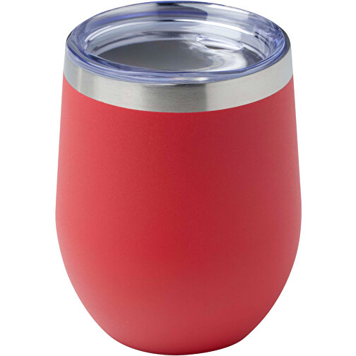 Corzo 350 Ml RCS-zertifizierter Kupfer-Vakuum Isolierbecher Aus Recyceltem Edelstahl , rot, Recycled stainless steel, 11,42cm x 8,90cm (Höhe x Breite), Bild 1