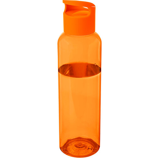 Sky  650 Ml Sportflasche Aus Recyceltem Kunststoff , orange, Recycelter PET Kunststoff, Recycelter PP Kunststoff, 6,75cm x 25,40cm x 6,75cm (Länge x Höhe x Breite), Bild 1