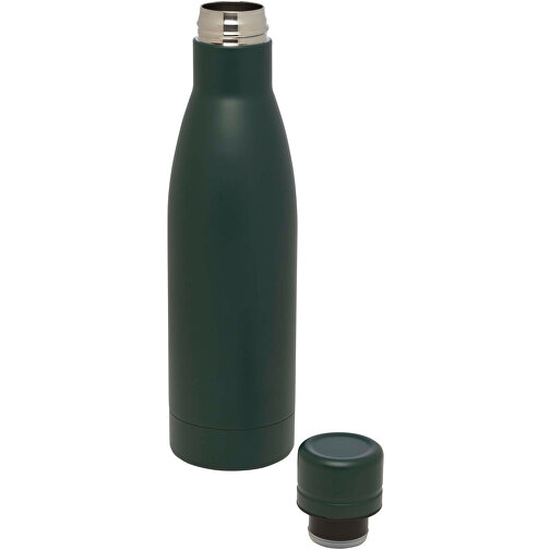 Vasa RCS-zertifizierte Kupfer-Vakuum Isolierflasche Aus Recyceltem Edelstahl, 500 Ml , green flash, 87% Recycled stainless steel, 13% PP Kunststoff, 26,40cm (Höhe), Bild 5