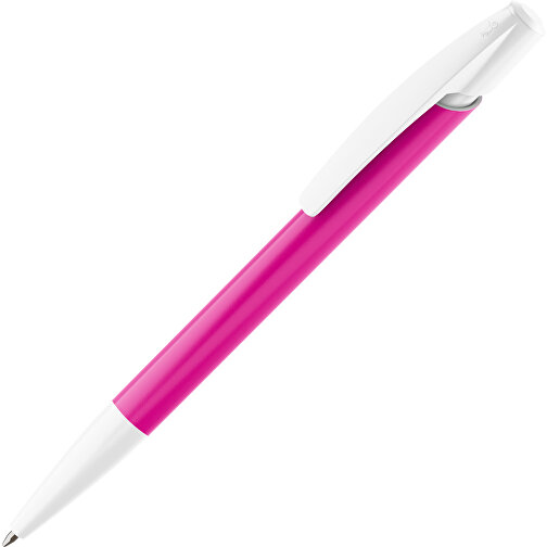 BIC® Media Clic Kugelschreiber Digital , BiC, weiss / pink, Kunststoff, 14,70cm x 1,30cm (Länge x Breite), Bild 1