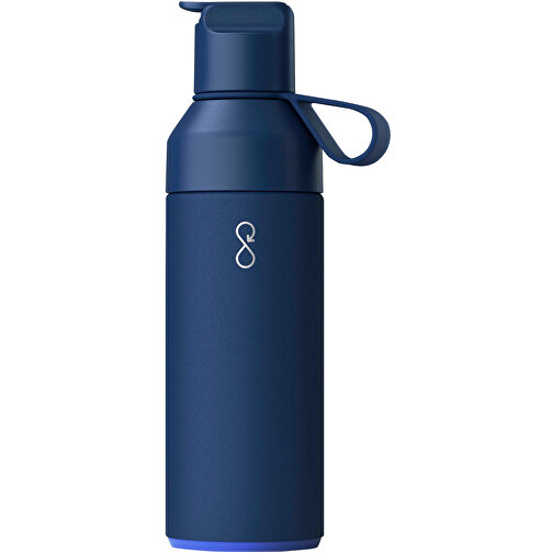 Ocean Bottle GO 500 Ml Vakuumisolierte Flasche , ocean blue2, Recycled stainless steel, 23,30cm (Höhe), Bild 1