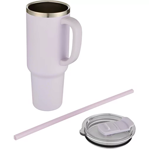 Vaso de cobre de 1200 ml con doble pared, pajita, aislamiento y certificado RCS 'Sydney', Imagen 4