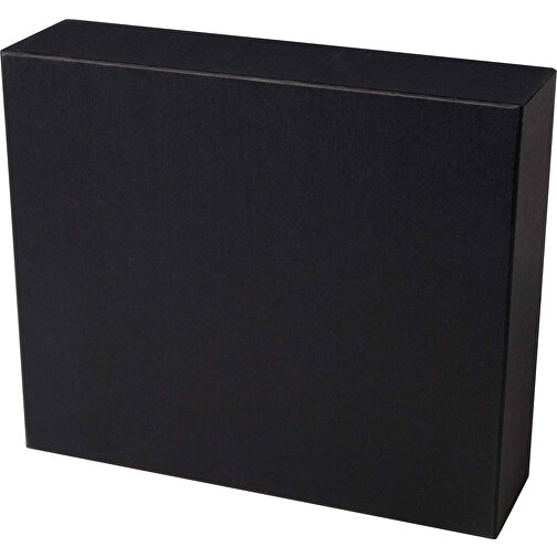 Laura A5 Hardcover Notizbuch Und Kugelschreiber Set , schwarz, FSC certified paper, FSC certified cardboard, Recycled Aluminium, 32,00cm x 10,30cm x 27,00cm (Länge x Höhe x Breite), Bild 3