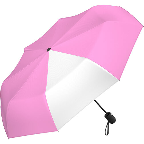 Regenschirm AOC Hamburg , rosa / weiß, 100% Polyester Pongee, 30,00cm (Länge), Bild 1