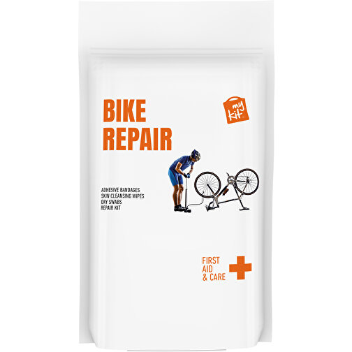 MyKit Fahrrad Reparatur In Papierhülle , weiß, Recyceltes Kraftpapier, 12,00cm x 20,90cm x 2,80cm (Länge x Höhe x Breite), Bild 2