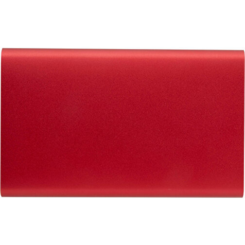 Pep 4000 MAh Type-C Powerbank Aus Recyceltem Aluminium , rot, Recycled Aluminium, 11,00cm x 1,00cm x 6,80cm (Länge x Höhe x Breite), Bild 4