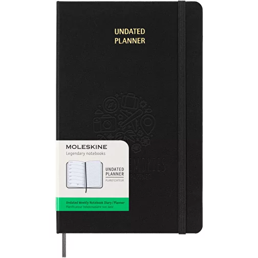 Moleskine hardcover L ugekalender uden dateringer, Billede 2