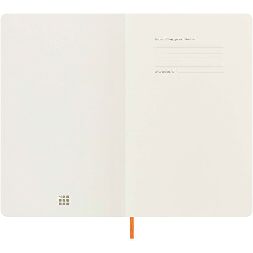 Moleskine 100% VEGEA® Capri Softcover Notizbuch L – Liniert , orange, FSC certified paper, 13,00cm x 21,00cm x 1,50cm (Länge x Höhe x Breite), Bild 4