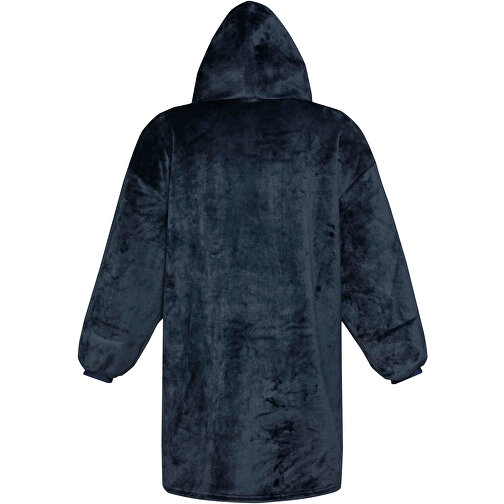 Denali GRS Hoodie-Decke , dunkelblau, Sherpa 100% GRS zertifiziertes recyceltes Polyester, 190 g/m2, 100,00cm x 75,00cm (Länge x Breite), Bild 5