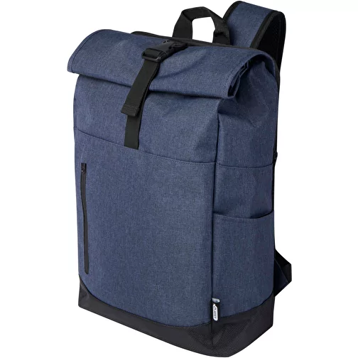 Sac à dos Hoss recyclé GRS avec rabat enroulable pour ordinateur portable de 15,6' 12L, Image 1