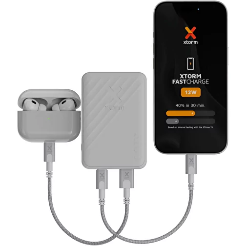 Xtorm XG205 Go2 12 W 5 000 mAh hurtigladende mobillader, Bilde 5