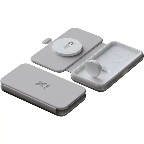 Caricabatterie da viaggio wireless 3 in 1 pieghevole da 15 W Xtorm XWF31, Immagine 2