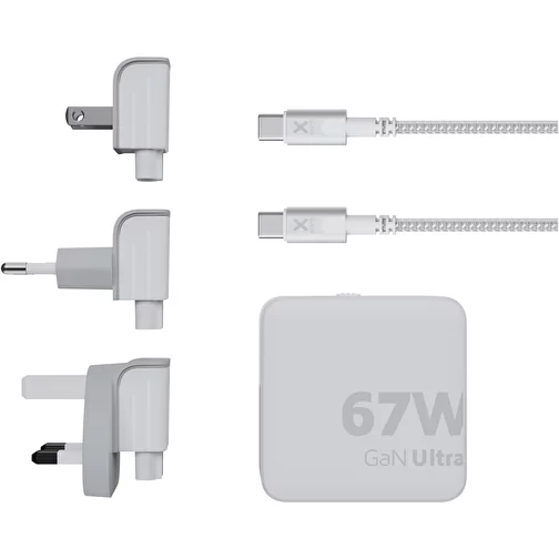 Xtorm XVC2067 GaNUltra ładowarka podróżna o mocy 67 W z kablem USB-C PD 100 W, Obraz 7