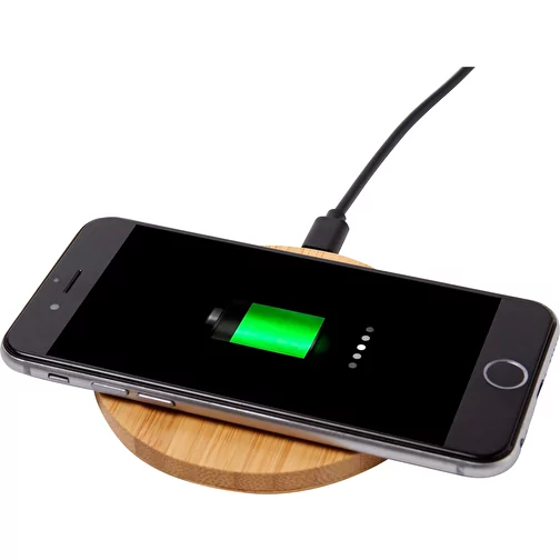 Tapis de charge sans fil en bambou Essence de 15 W, Image 1