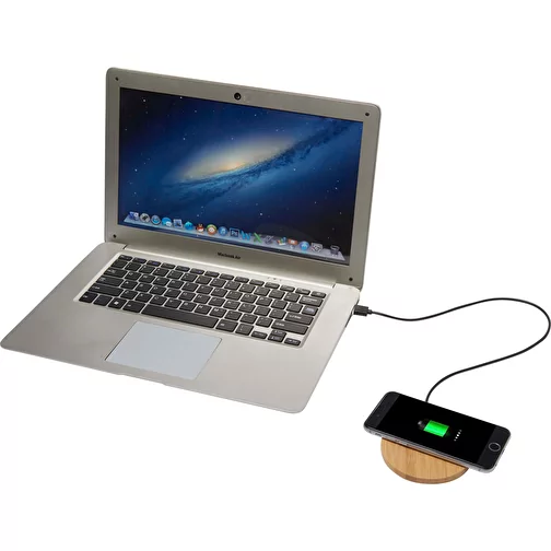 Tapis de charge sans fil en bambou Essence de 15 W, Image 6
